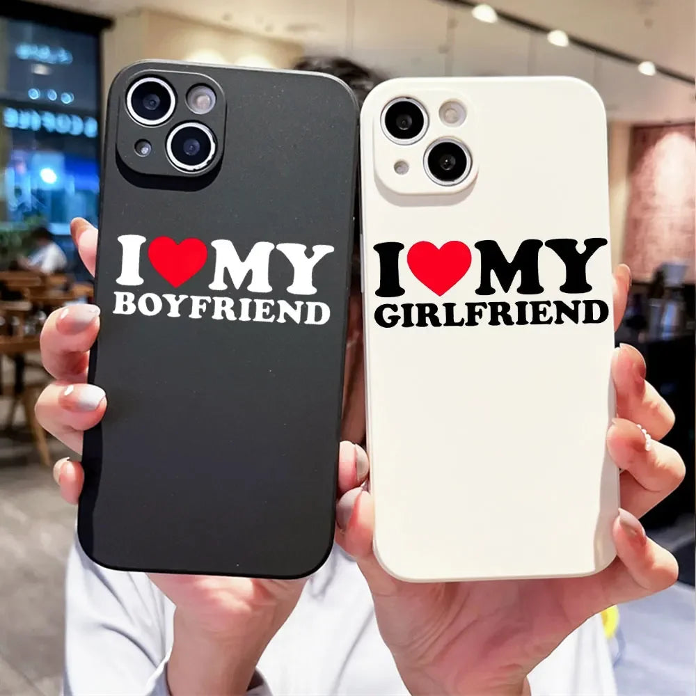 I Love My Girl/Boy friend Phone Case