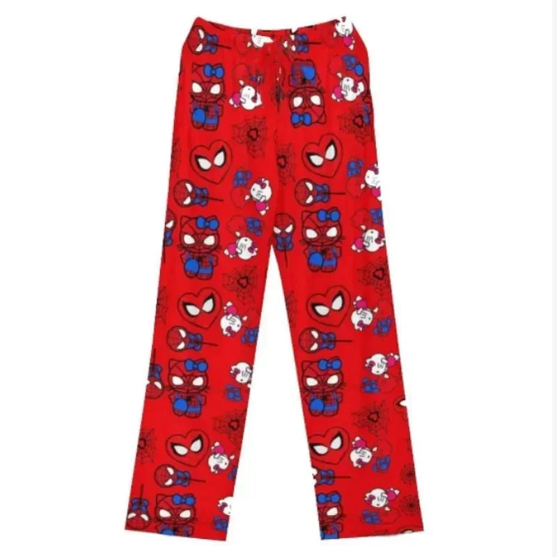 Hello Kitty Spider Man Couple Pajamas