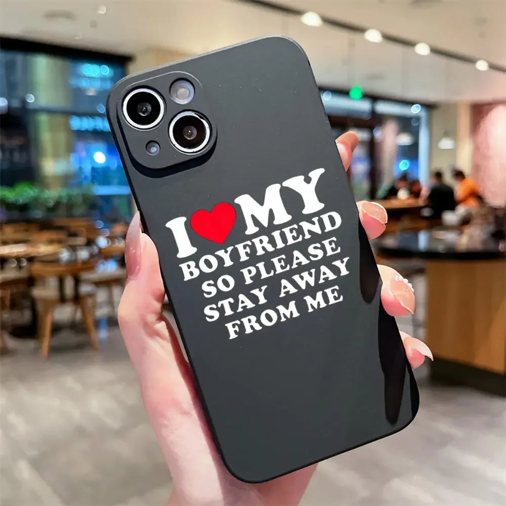 I Love My Girl/Boy friend Phone Case