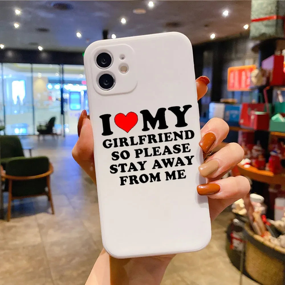 I Love My Girl/Boy friend Phone Case